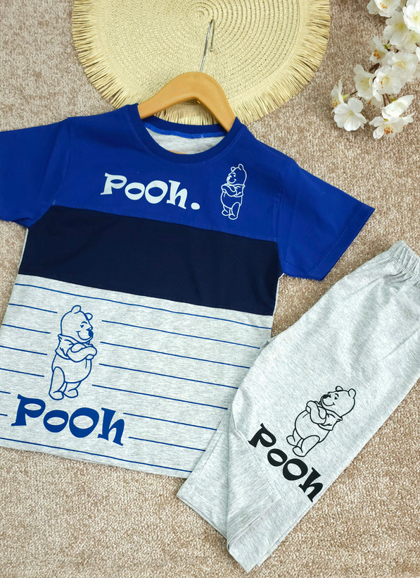 ست تیشرت وشلوارک پسرانهpooh اقتصادی