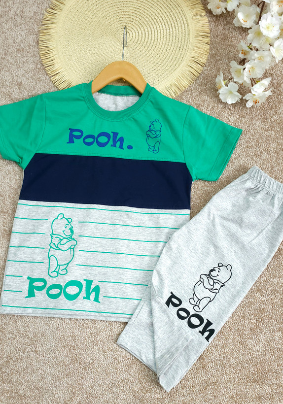 ست تیشرت وشلوارک پسرانهpooh اقتصادی