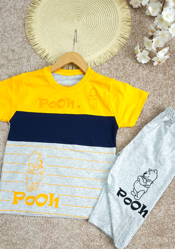 ست تیشرت وشلوارک پسرانهpooh اقتصادی