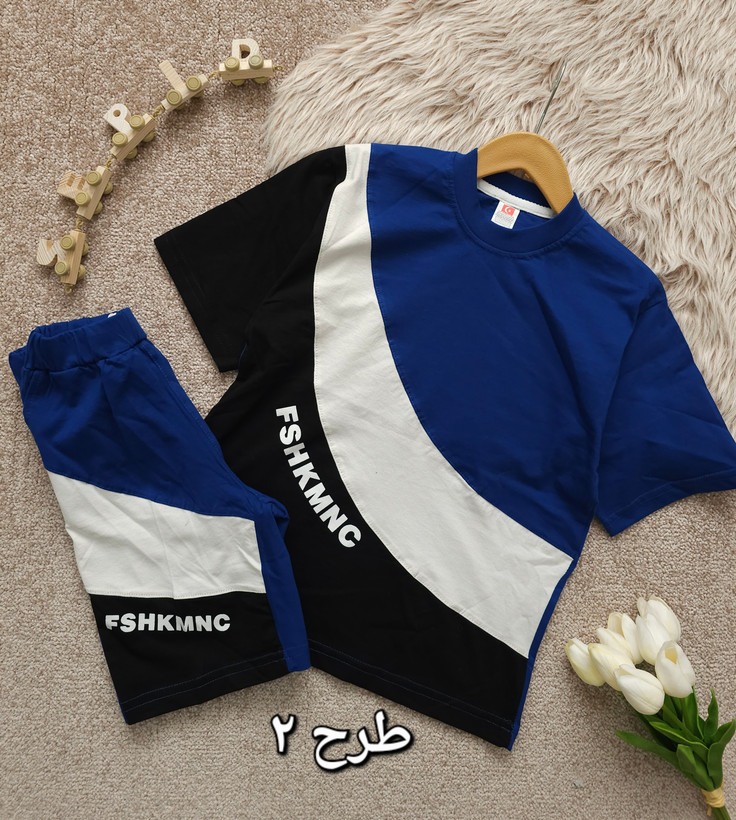 تیشرت وشلوارک پسرانه سایزبزرگ