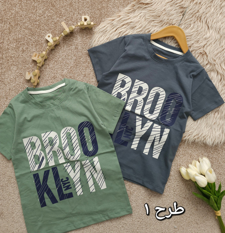 ست تیشرت وشلوارک پسرانه سایزبزرگ