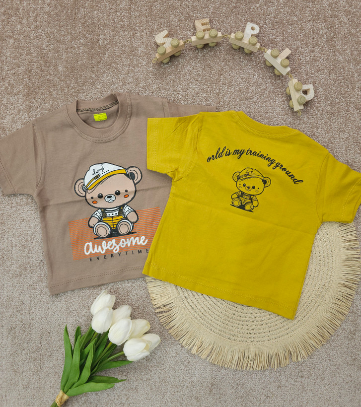 تیشرت تک پسرانه خرس