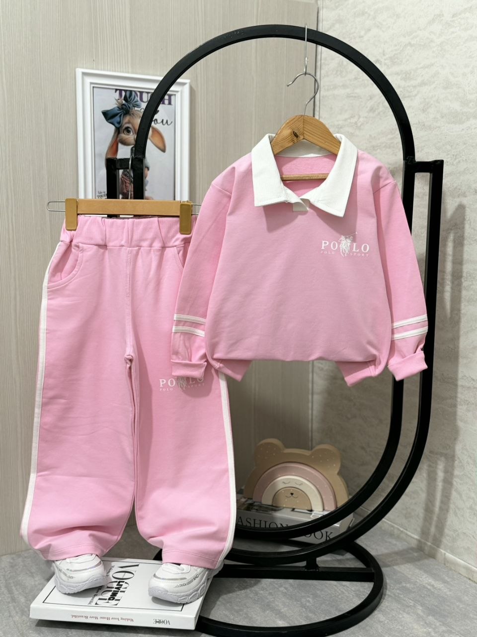 ست پلوشرت وشلوار دخترانه polo